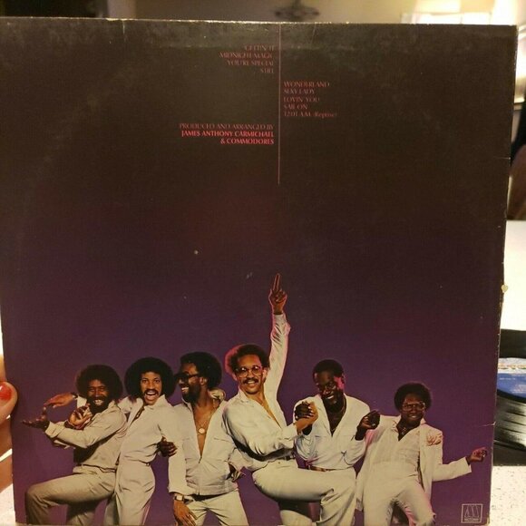 Commodores MIDNIGHT MAGIC Vinyl LP Record VG - Picture 3 of 5